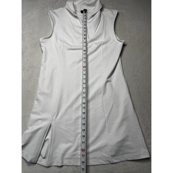 Sailor-Sailor White Performance Shift Dress Sleeveless Tennis Pickleball XL - Picture 2 of 12